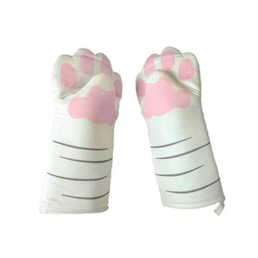 So Kawaii! Cat Paws Oven Mitt Gloves Oven Mitts & Pot Holders KittyNook